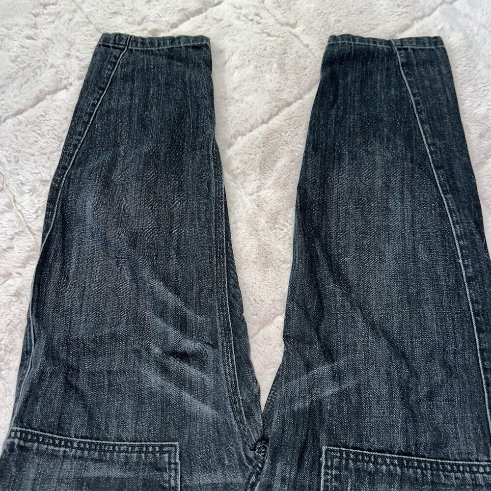 Vince Patch Front Utility Drawstring Jeans In Bla… - image 4